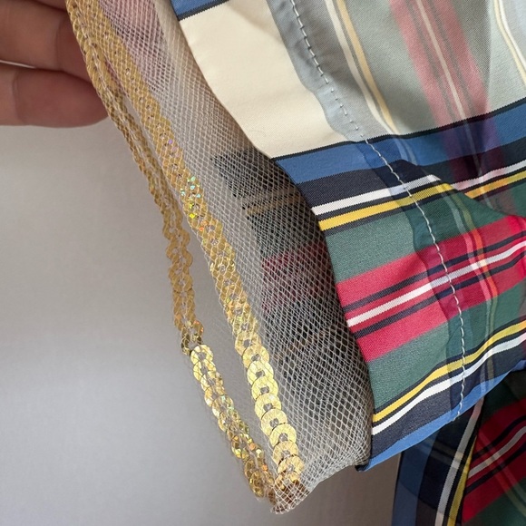 Crewcuts Plaid Party Christmas Dress Size 6 - Picture 3 of 8